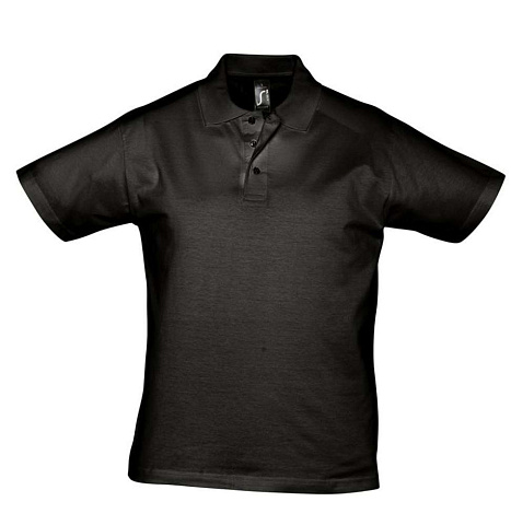 Рубашка поло мужская Prescott Men 170, черная - рис 2.