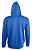 Толстовка мужская на молнии Soul Men 290 с контрастным капюшоном, ярко-синяя - миниатюра - рис 3.