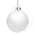 Елочный шар Finery Gloss, 10 см, глянцевый белый - миниатюра - рис 3.