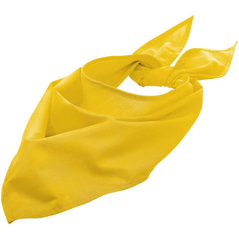 Шейный платок Bandana, желтый - рис 2.