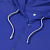 Толстовка на молнии с капюшоном Unit Siverga , ярко-синяя - миниатюра - рис 4.