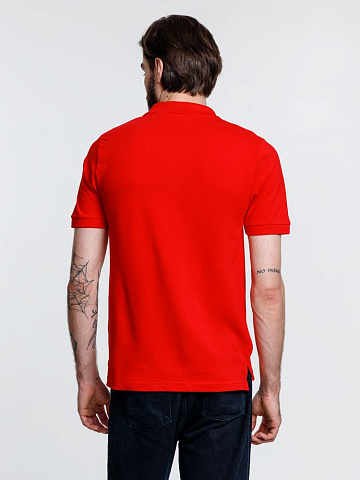Рубашка поло мужская Adam, красная - рис 8.