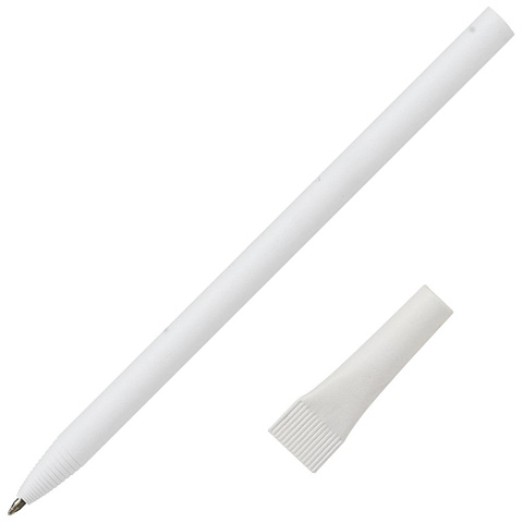 Ручка шариковая Carton Plus, белая - рис 2.