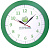 Часы настенные Vivid Large, зеленые - миниатюра