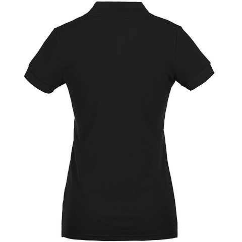 Рубашка поло женская Virma Premium Lady, черная - рис 3.
