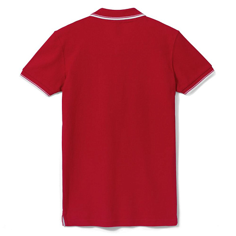 Рубашка поло женская Practice Women 270, красная с белым - рис 3.
