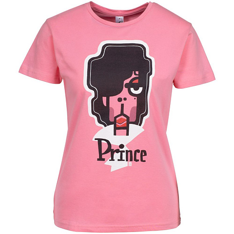 Футболка женская «Меламед. Prince», розовая - рис 3.