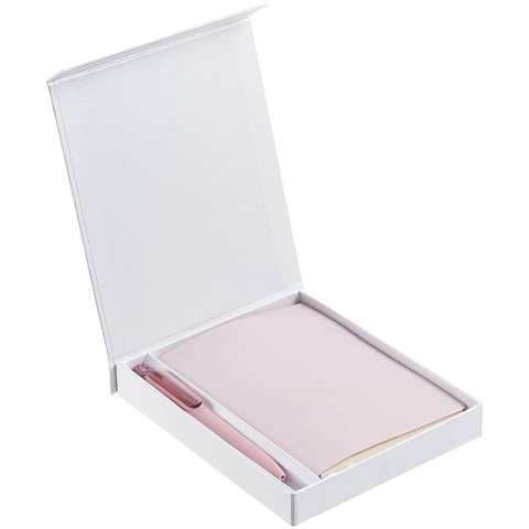 Коробка Shade под блокнот и ручку, белая - рис 2.