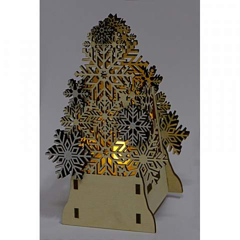Декоративный светильник Новогодняя ель - рис 2.