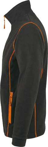Куртка мужская Nova Men 200, темно-серая с оранжевым - рис 4.