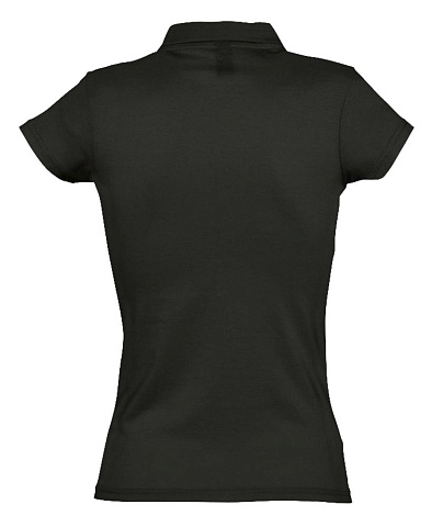 Рубашка поло женская Prescott Women 170, черная - рис 3.