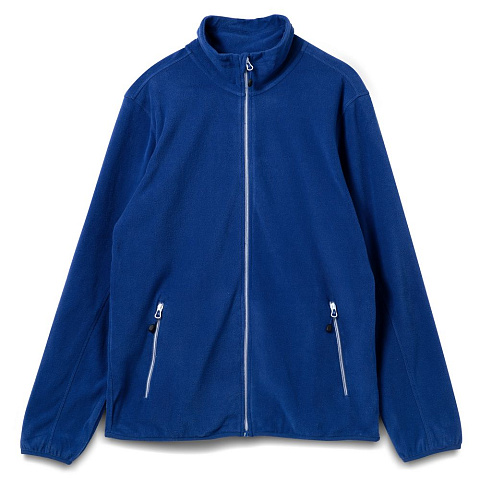 Куртка флисовая мужская Twohand, синяя - рис 2.