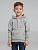 Толстовка с капюшоном детская Kirenga Kids, серый меланж - миниатюра - рис 7.