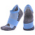 Набор из 3 пар спортивных мужских носков Monterno Sport, голубой, красный и белый - миниатюра - рис 3.