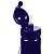 Бутылка для воды Barley, темно-синяя - миниатюра - рис 6.