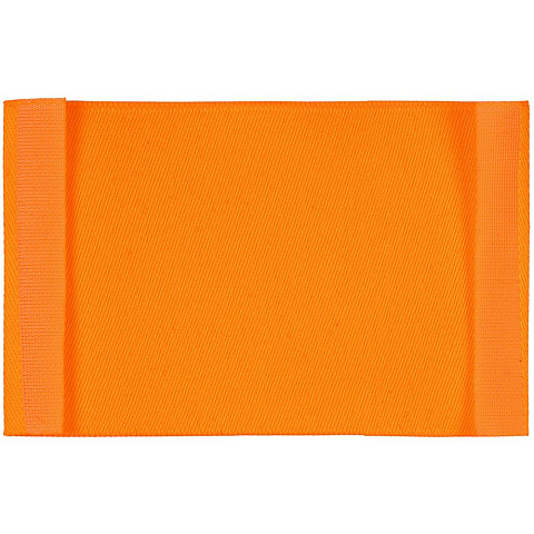 Лейбл тканевый Epsilon, XL, оранжевый неон - рис 3.