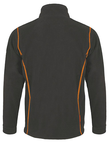 Куртка мужская Nova Men 200, темно-серая с оранжевым - рис 3.