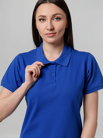 Рубашка поло женская Virma Stretch Lady, ярко-синяя - рис 9.