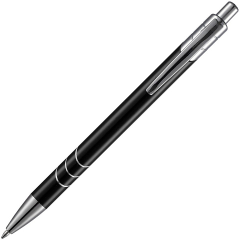 Ручка шариковая Underton Metallic, черная - рис 5.