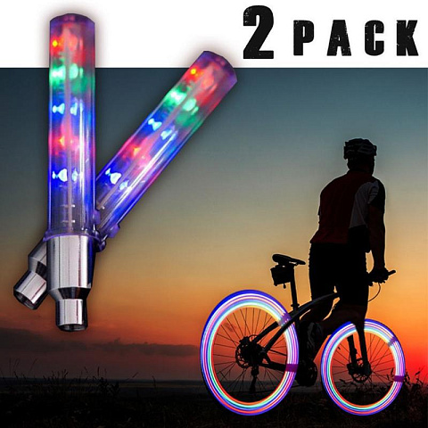 Светящиеся колпачки на велосипед (многоцветные) - рис 10.