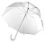 Прозрачный зонт-трость Clear - миниатюра