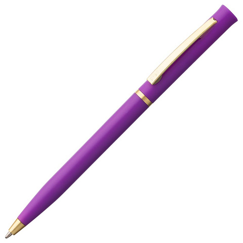 Ручка шариковая Euro Gold, фиолетовая - рис 2.