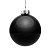 Елочный шар Finery Gloss, 10 см, глянцевый черный - миниатюра - рис 3.