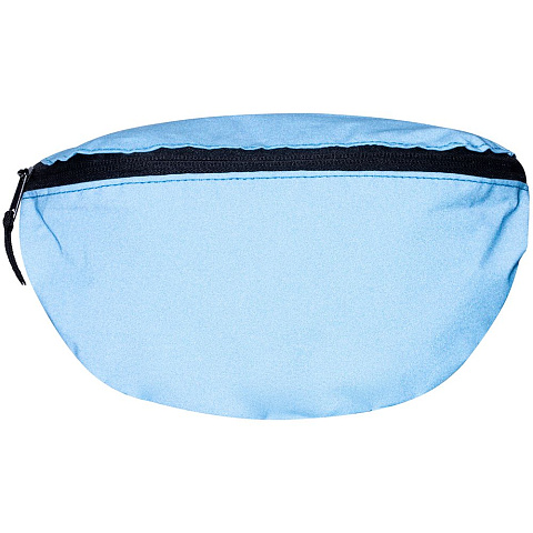Поясная сумка Manifest Color из светоотражающей ткани, синяя - рис 4.