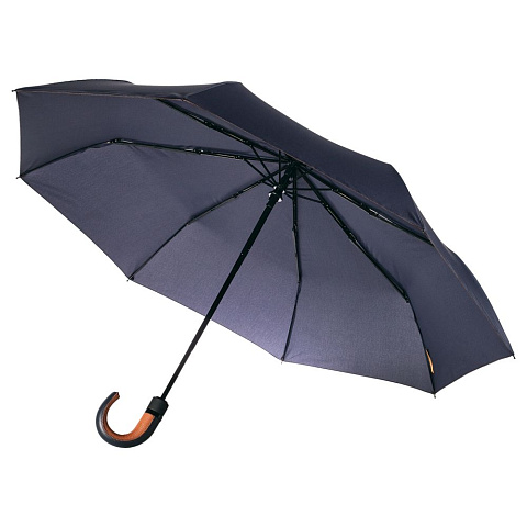 Складной зонт Palermo, темно-синий - рис 2.
