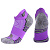 Набор из 3 пар спортивных женских носков Monterno Sport, фиолетовый, зеленый и оранжевый - миниатюра - рис 3.