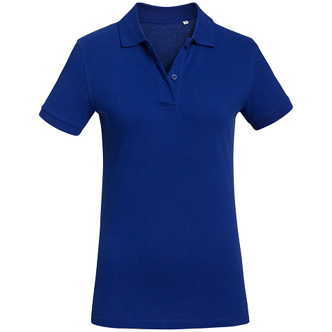 Рубашка поло женская Inspire, синяя - рис 2.