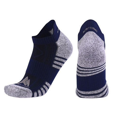 Набор из 3 пар спортивных мужских носков Monterno Sport, синий - рис 3.
