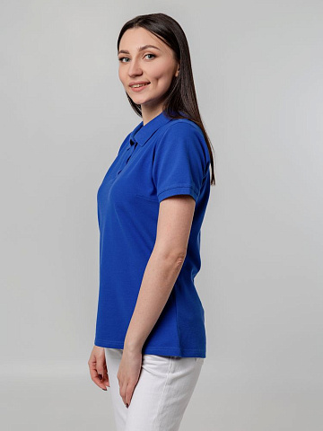 Рубашка поло женская Virma Stretch Lady, ярко-синяя - рис 8.