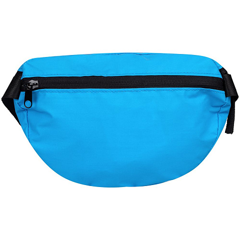 Поясная сумка Manifest Color из светоотражающей ткани, синяя - рис 5.