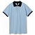 Рубашка поло Prince 190, голубая с темно-синим - миниатюра - рис 2.