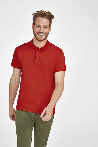 Рубашка поло мужская Prescott Men 170, красная - рис 5.