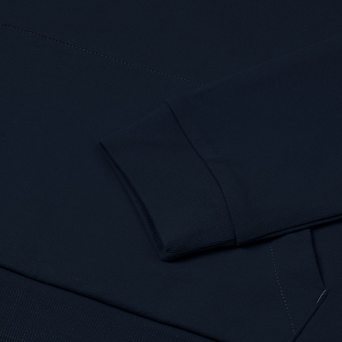 Толстовка на молнии с капюшоном Unit Siverga Heavy, темно-синяя - рис 5.