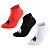 Набор из 3 пар спортивных носков Monterno Sport, красный, черный и белый - миниатюра - рис 2.