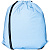 Рюкзак-мешок Manifest Color из светоотражающей ткани, синий - миниатюра - рис 5.
