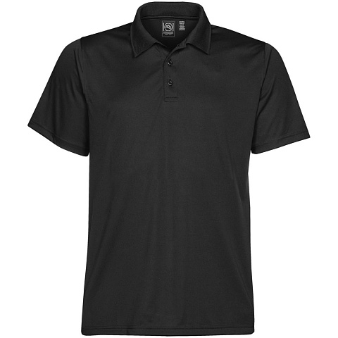 Рубашка поло мужская Eclipse H2X-Dry, черная - рис 2.