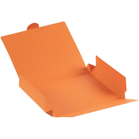 Коробка самосборная Flacky Slim, оранжевая - рис 3.