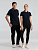 Рубашка поло мужская с контрастной отделкой Practice 270 черная - миниатюра - рис 8.