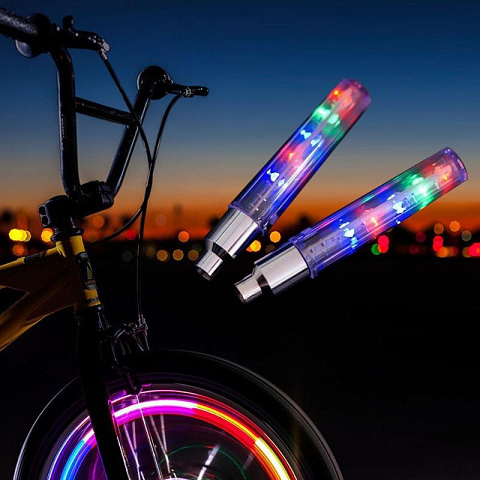 Светящиеся колпачки на велосипед (многоцветные) - рис 9.