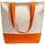 Холщовая сумка Shopaholic, оранжевая - миниатюра - рис 3.