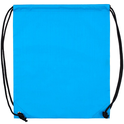 Рюкзак-мешок Manifest Color из светоотражающей ткани, синий - рис 7.