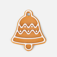 Мини-подвеска «Пряник», колокольчик