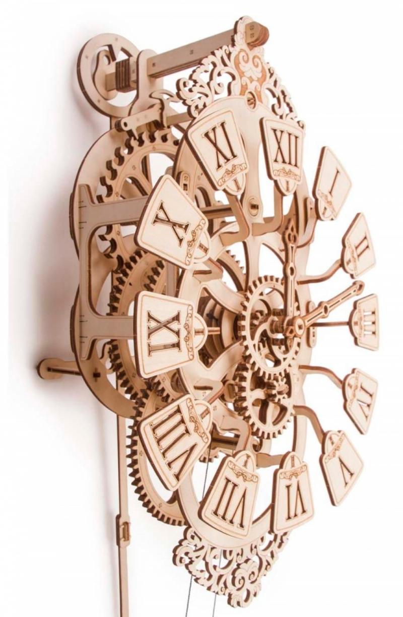 Механическая сборная модель Wood Trick маятниковые часы