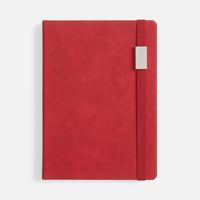 Ежедневник Urban Metal, недатированный, красный