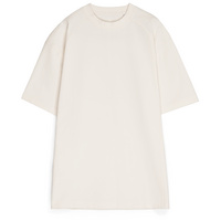 Футболка оверсайз унисекс Sideline, молочно-белая