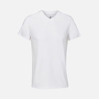 Футболка унисекс Regent с V-образным вырезом, белая